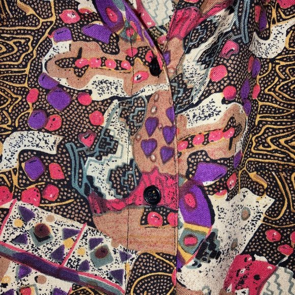 Vintage Jane Ashely Womens 2pc Blouse and Skirt Set Size Medium - Picture 5 of 17